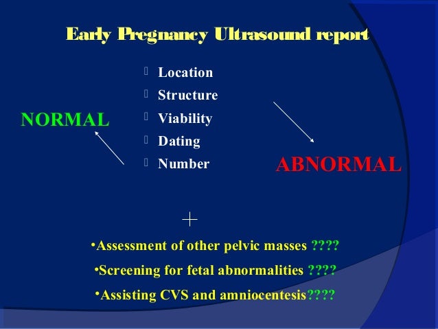 What is first trimester of pregnancy and what types of scans are performed?